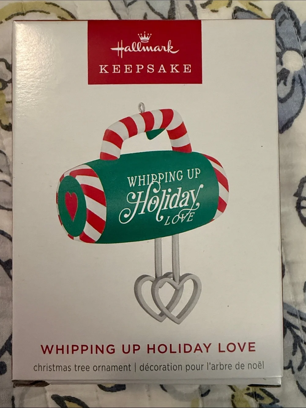 Hallmark Keepsake Green and Red 'Whipping Up Holiday Love' Ornament